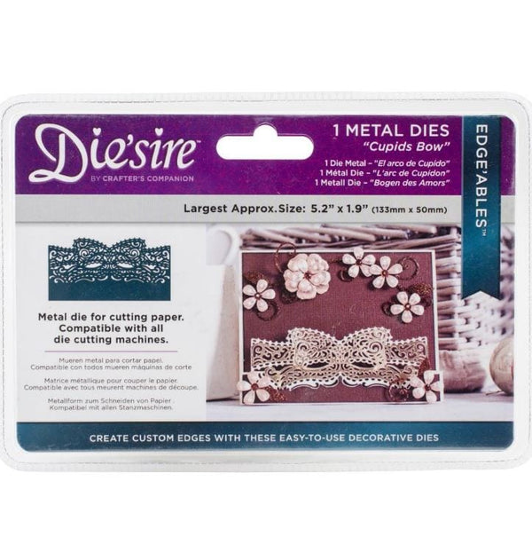 Crafter's Companion Cupid's Bow Die'sire Edge'ables Metal Dies