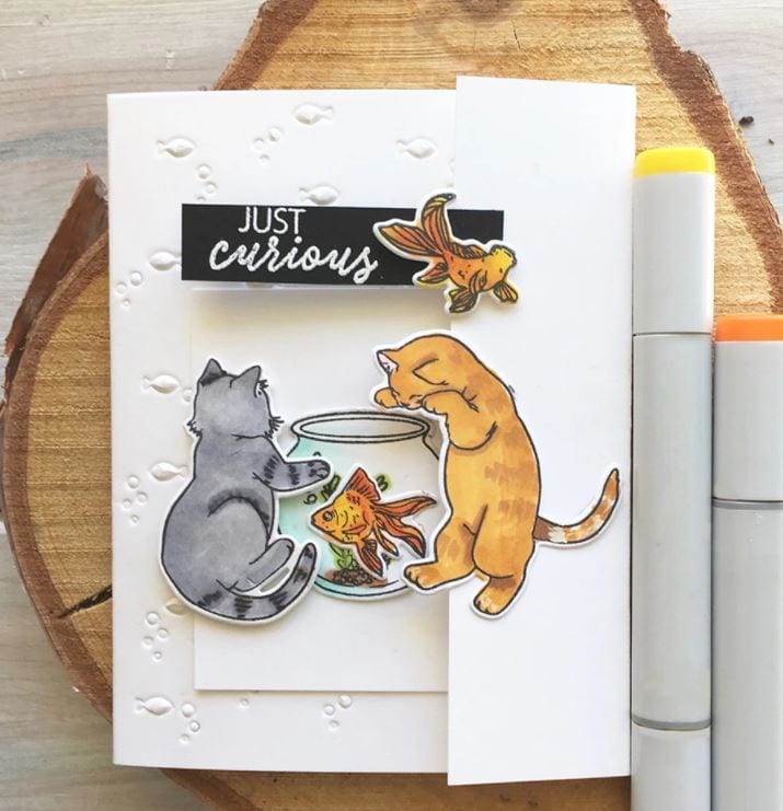 Hero Arts Cat Stamp Set CM347