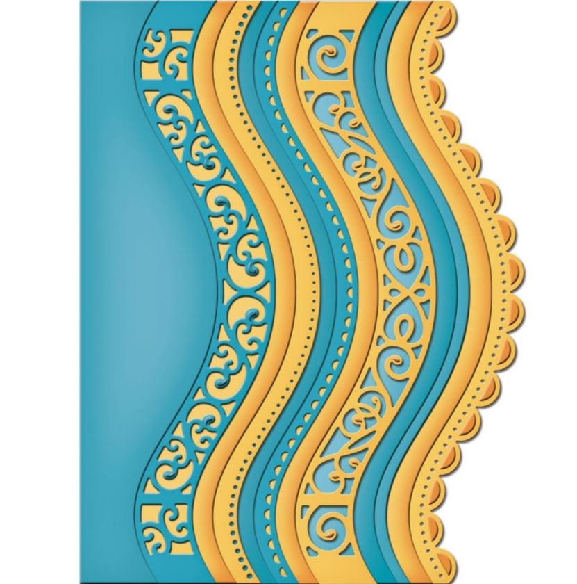 Spellbinders Curved Borders 2 Borderabilities Card Creator Dies