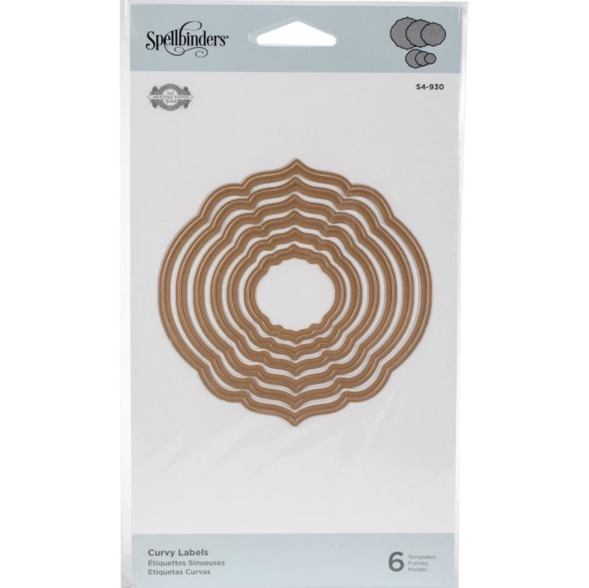 Spellbinders Curvy Labels Shapeabilities Dies