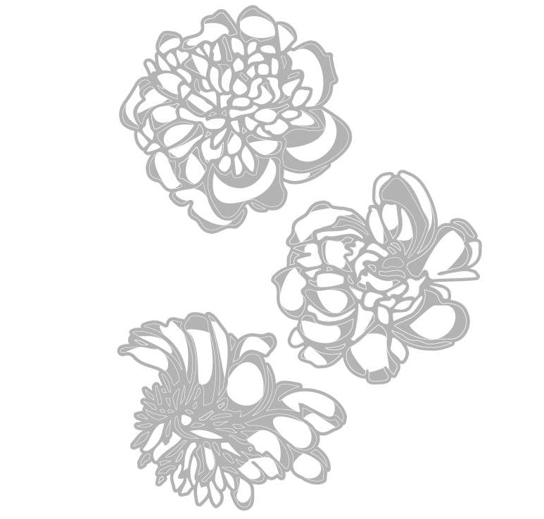 Sizzix Cutout Blossoms Tim Holtz Thinlits Die Set 9PK