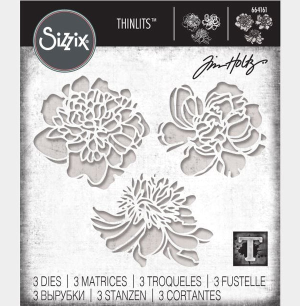 Sizzix Cutout Blossoms Tim Holtz Thinlits Die Set 9PK