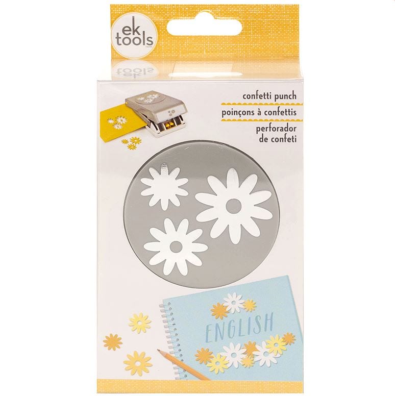 EK Success Double Daisy Confetti Punch