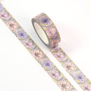 Daisy Flowers with Foil Washi Tape 15mm x 10m