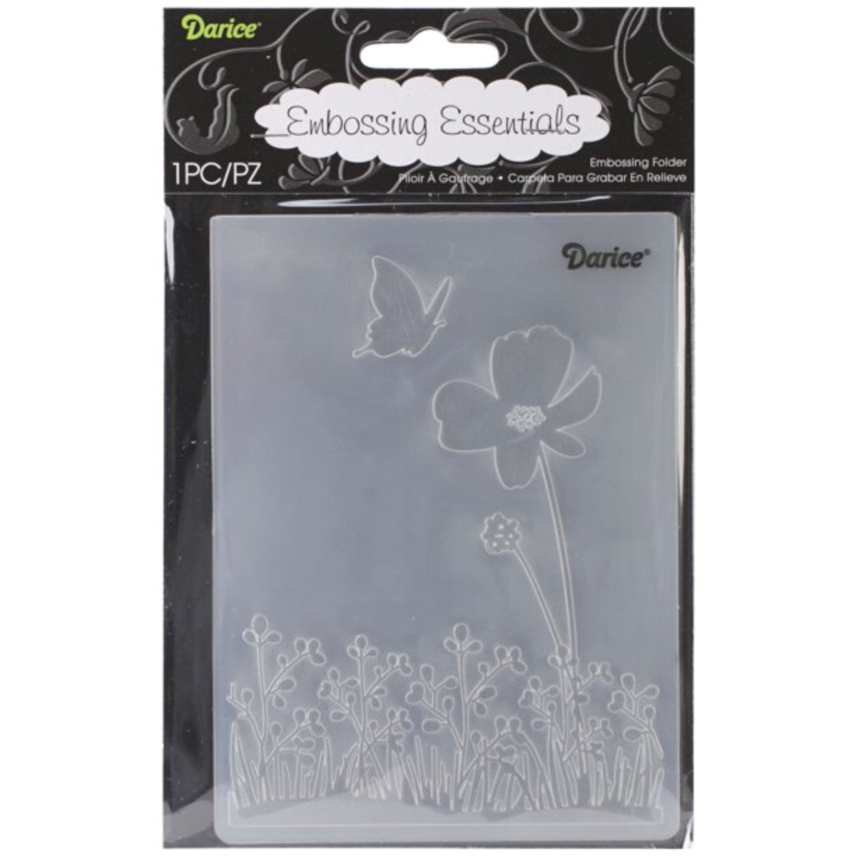 Darice Butterfly on Flower Embossing Folder