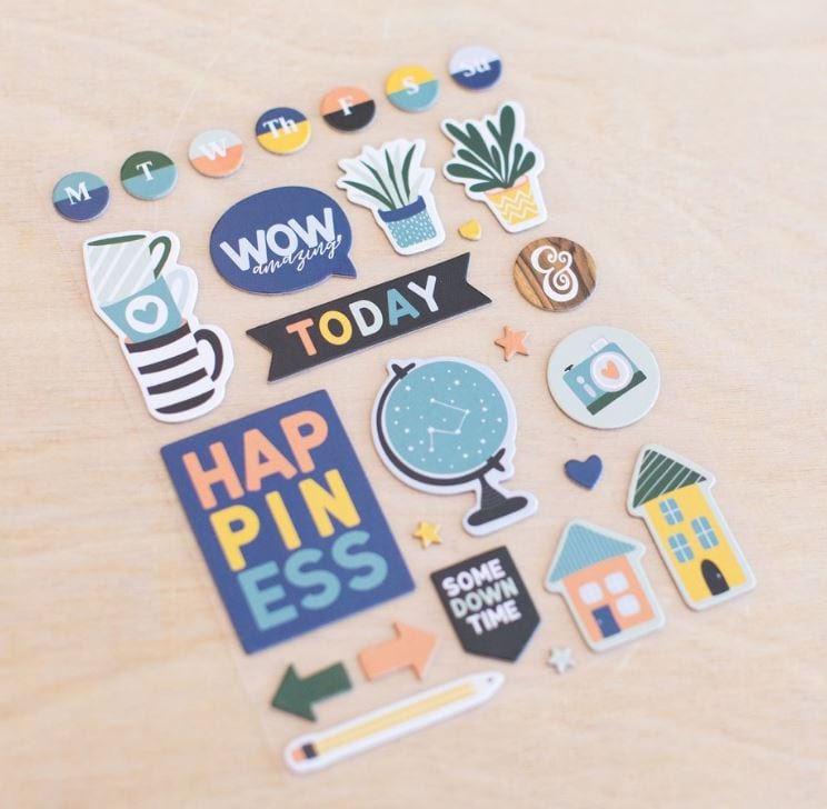 Life Project Stickers Project Life Daring Edition Chipboard Stickers