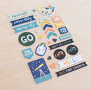 Project Life Daring Edition Chipboard Stickers