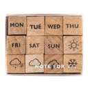 Infeel.Me Note for Deco Journaling Rubber Stamps