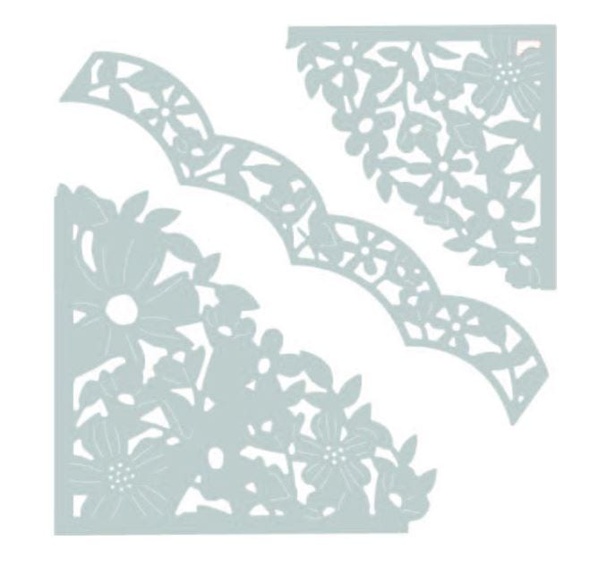 Sizzix Decorative Corners Thinlits Die