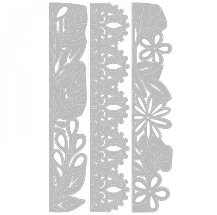 Sizzix Decorative Edges by Katelyn Lizardi Thinlits Die Set 3/Pk
