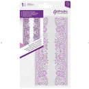 Crafter's Companion Decorative Lace Border Gemini Embossing Folder 5.75" x 2.75"