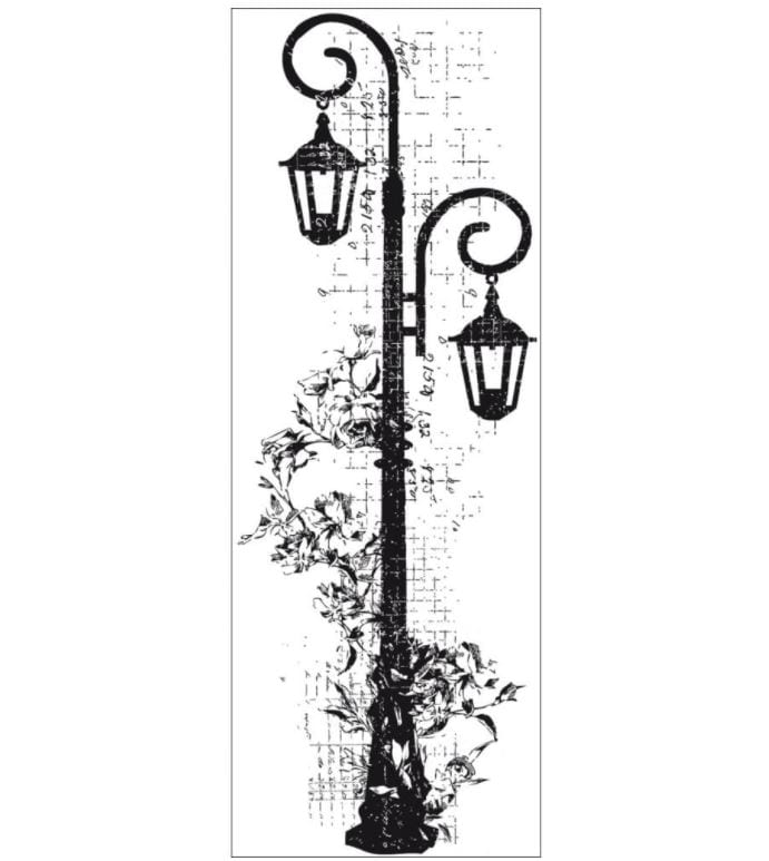 Kaisercraft Decorative Lamp Texture Clear Stamps 2