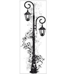 Kaisercraft Decorative Lamp Texture Clear Stamps 2"X5"