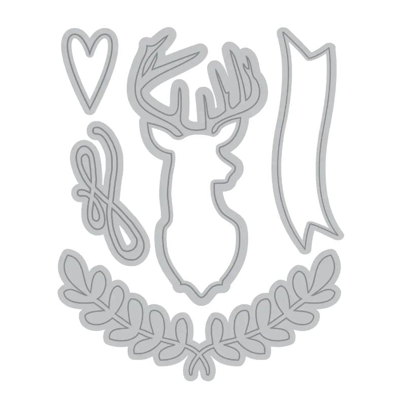 Recollections Deer Head Cutting Dies