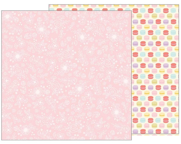 Pebbles Delicate Lace TeaLightful12"x 12" Double-Sided Cardstock