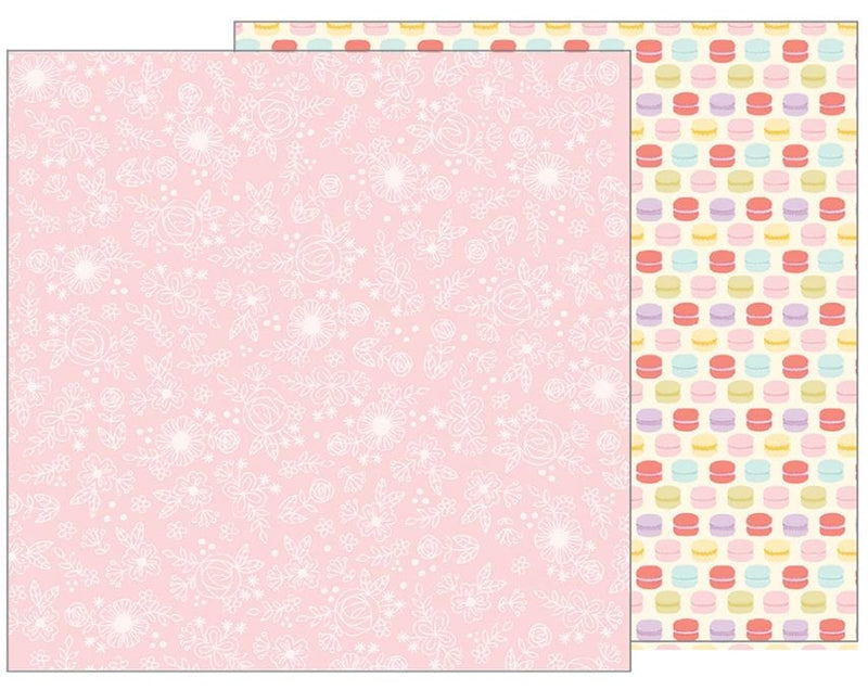 Pebbles Delicate Lace TeaLightful12"x 12" Double-Sided Cardstock