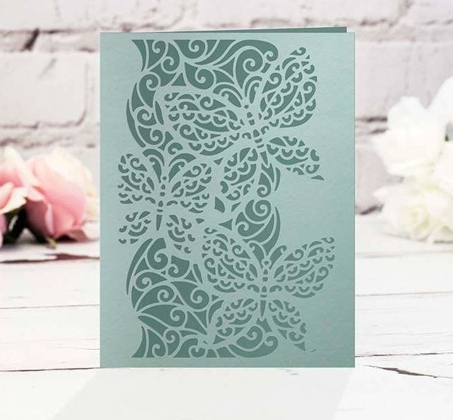 Crafter's Companion Delicate Wings Die'sire Create-A-Card Metal Dies