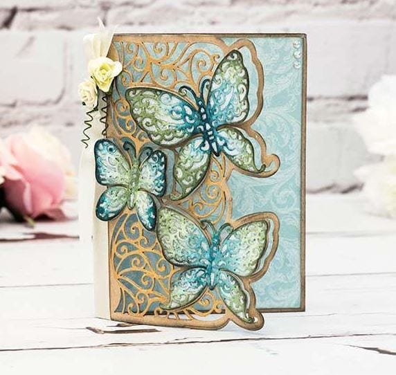 Crafter's Companion Floral Bouquet Die'sire Create-A-Card Metal Dies