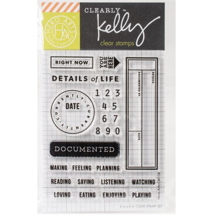 Kelly Purkey Details Of Life Clear Stamps 3" x 4"