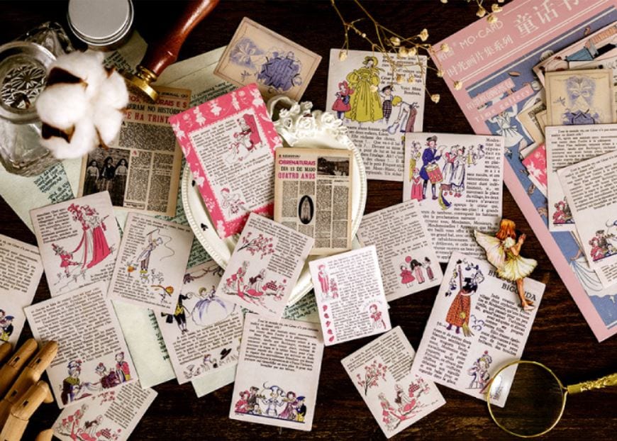 MoCard Vintage Sticker Flakes Time Gallery Series