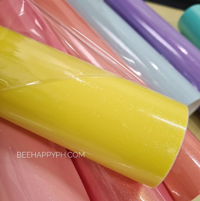 Bee Happy Premium Diamond Glitter Vinyl 12