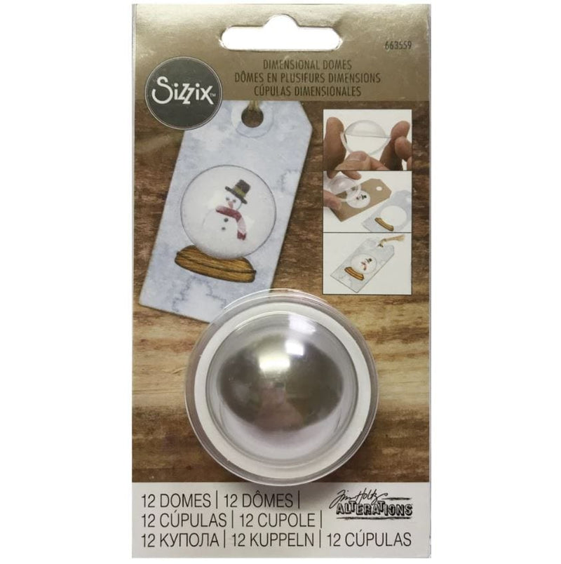 Sizzix Accessory - Dimensional Domes, 12PK