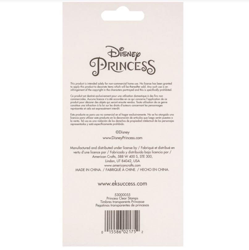 EK Success Disney Princess Clear Stamp Set