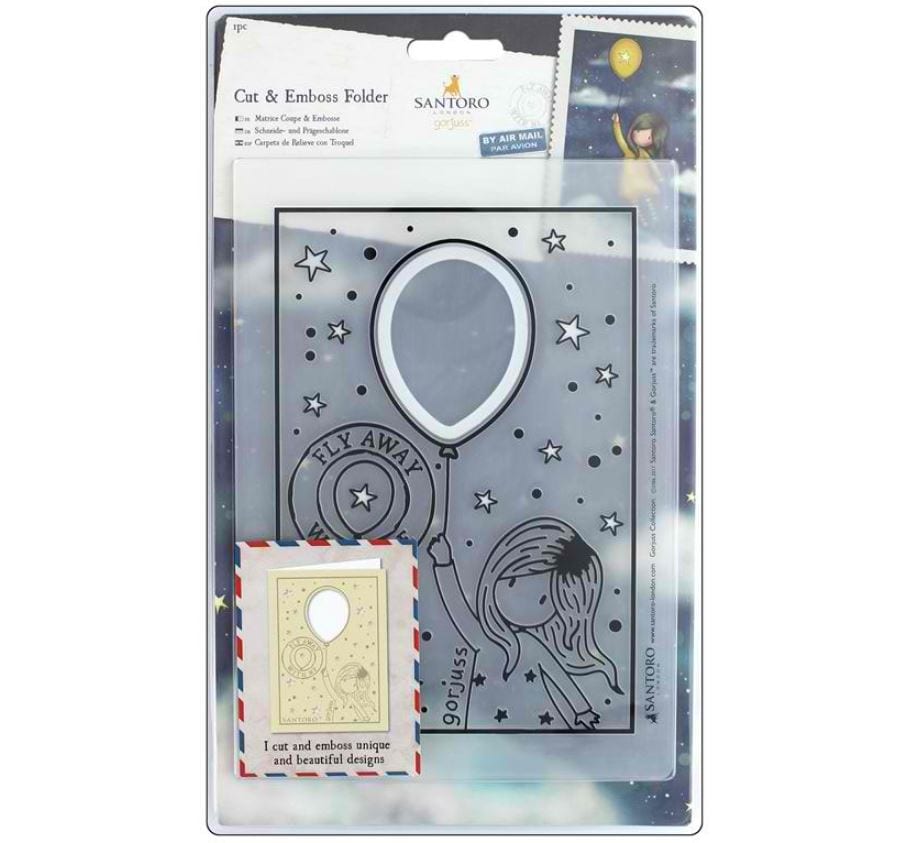 Gorjuss Fly Away Docrafts Santoro Cut/Emboss Folder