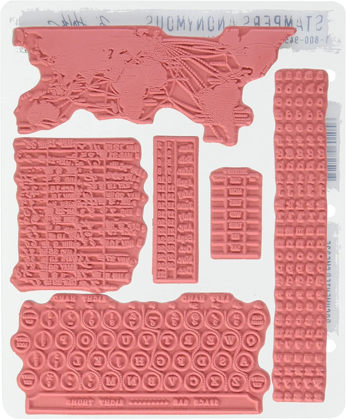 Stampers Anonymous Cling Stamps Postcards (CMS099 Stampers Anonymous Cling Stamps Postcards (CMS099