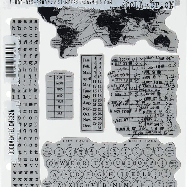 Stampers Anonymous Documented Stamps by Tim Holtz