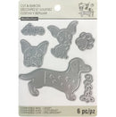 Recollections Dogs Cut & Emboss Dies