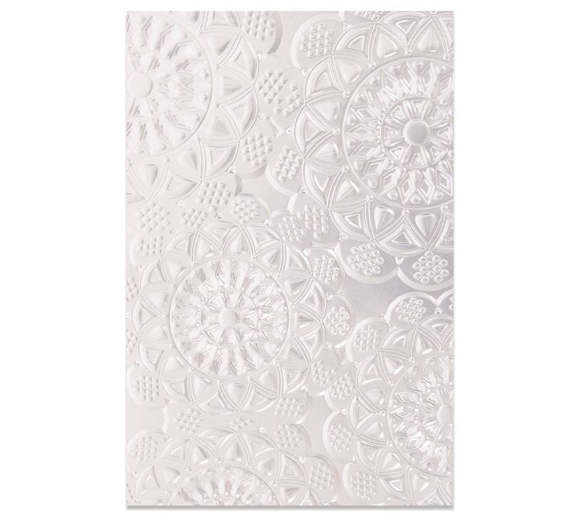 Sizzix 3-D Textured Impressions Embossing Folder - Doily