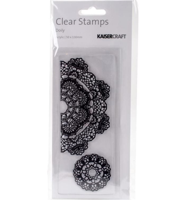 Kaisercraft Doily Texture Clear Stamps 2