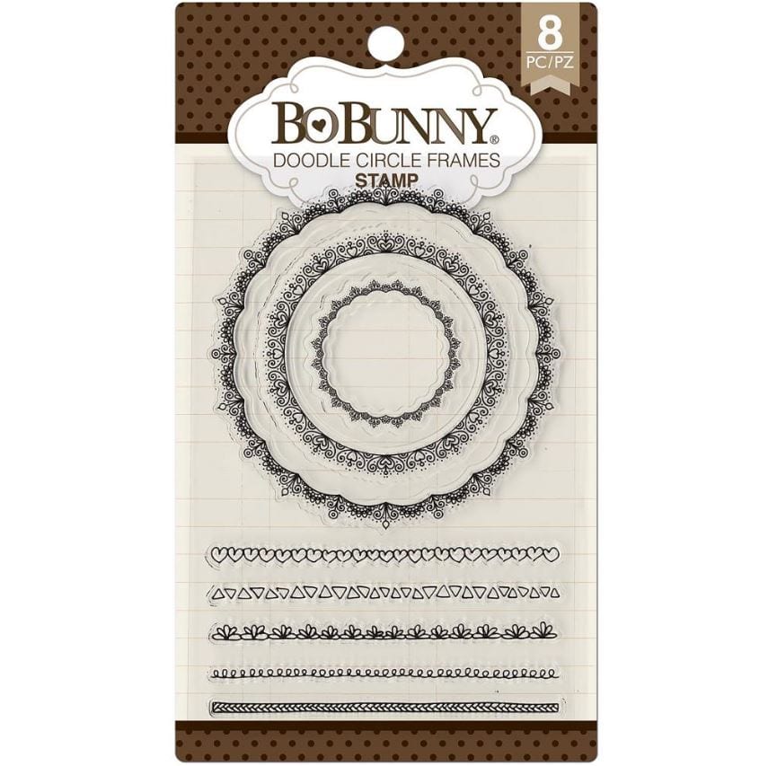 BoBunny Doodle Circle Frames Stamps