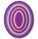 Sizzix Dotted Ovals Framelits Dies Stephanie Barnard