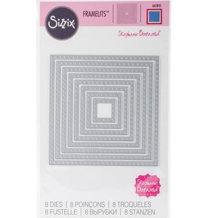 Sizzix Dotted Squares Framelits Dies