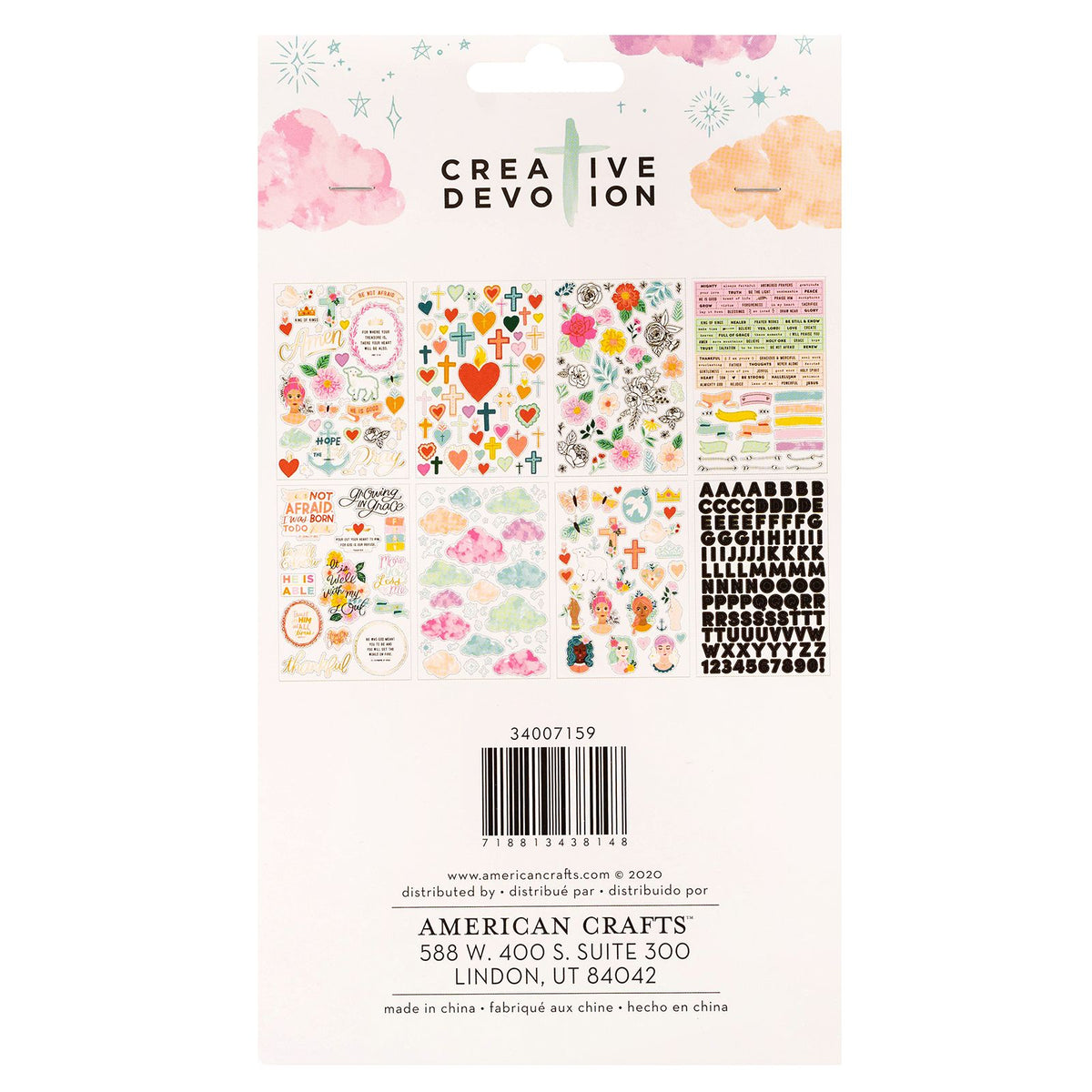 American Crafts Draw Near Creative Devotion Sticker Book