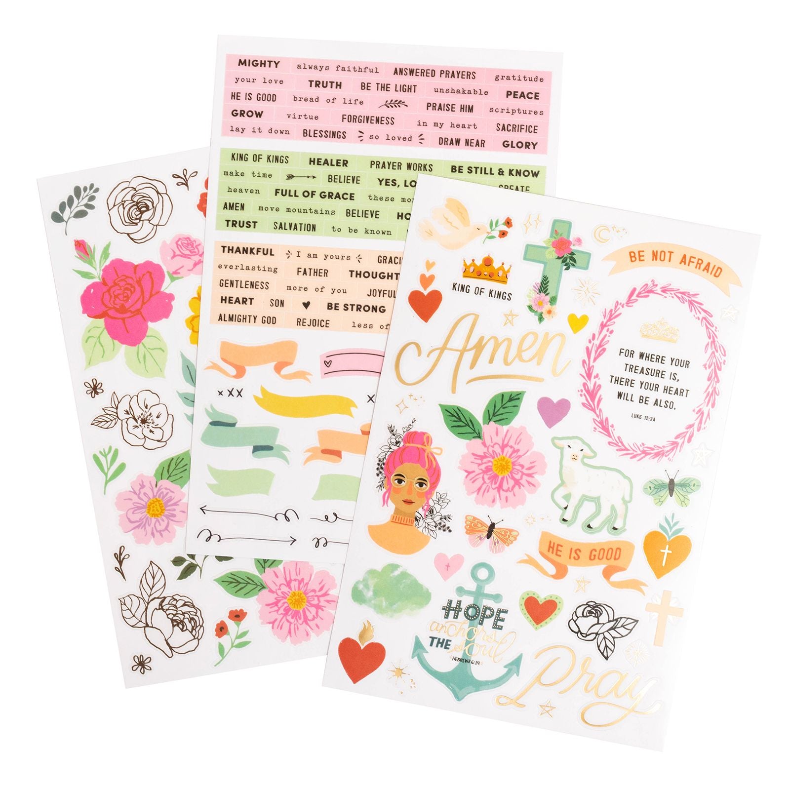 American Crafts Draw Near Creative Devotion Sticker Book