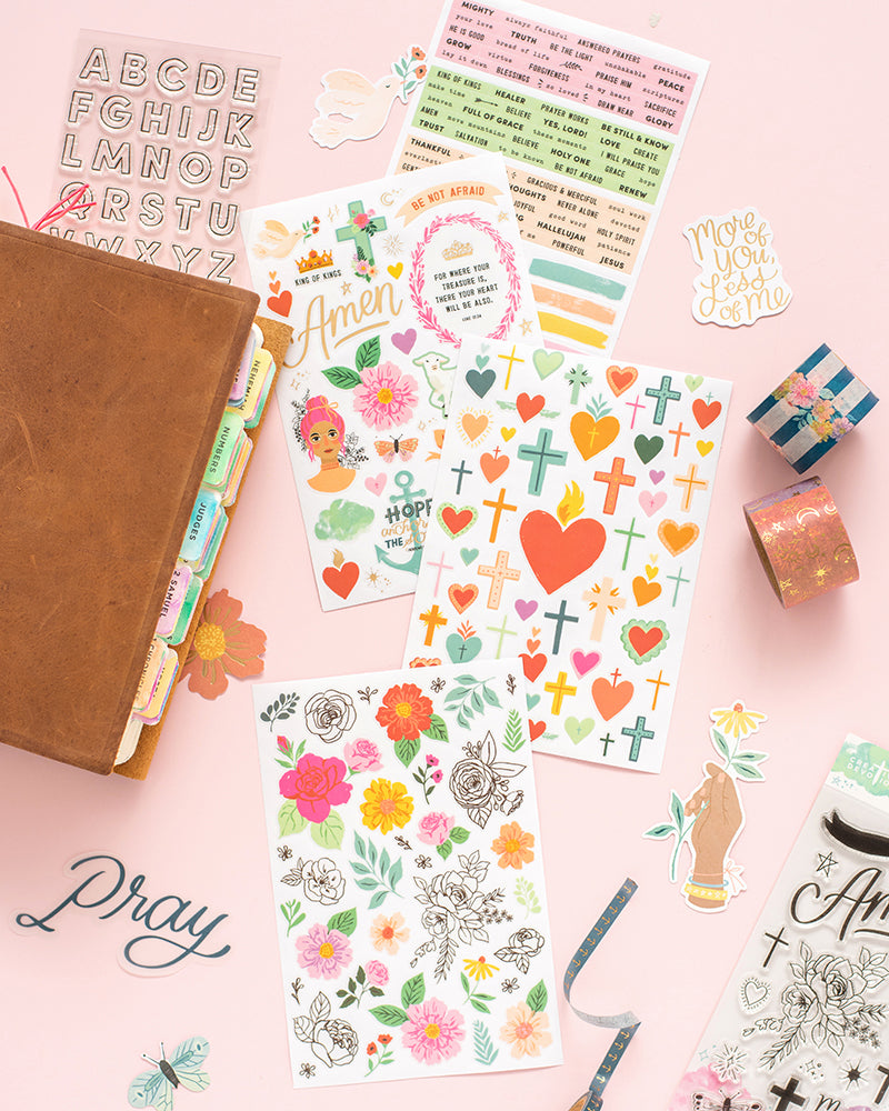 American Crafts Draw Near Creative Devotion Sticker Book