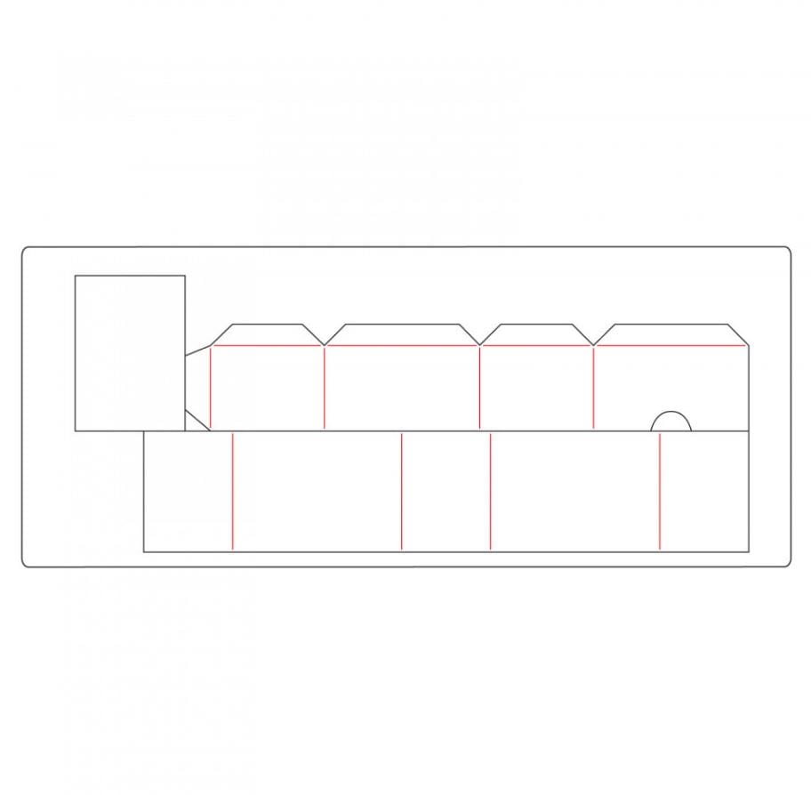Sizzix Box Stacking Drawer ScoreBoards XL Die - Eileen Hull