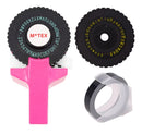 Motex E101 Label Maker with 2 Wheels / Tape Writer