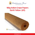 Cartotecnica Rossi Crepe Papers 180g (Orange & Yellow Shades) Full Roll Italian Crepe Papers