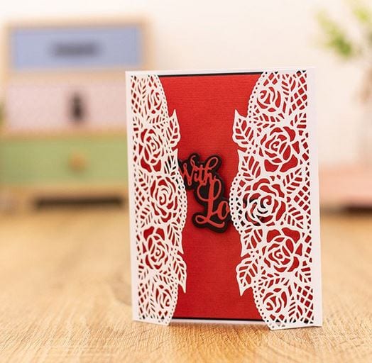 Crafter's Companion Edwardian Rose- Gemini Lace Edge'ables Metal Dies