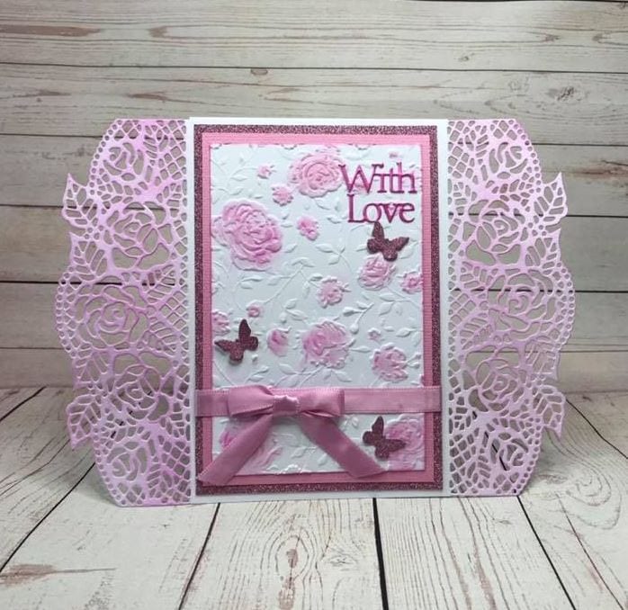 Crafter's Companion Edwardian Rose- Gemini Lace Edge'ables Metal Dies