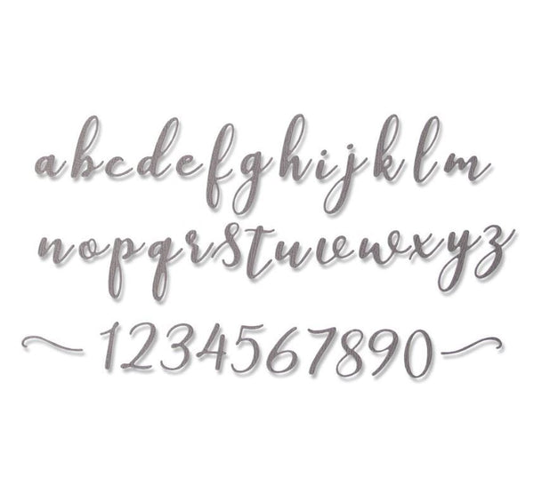 Sizzix Elle Lowercase Thinlits Die 45PK by Lisa Jones