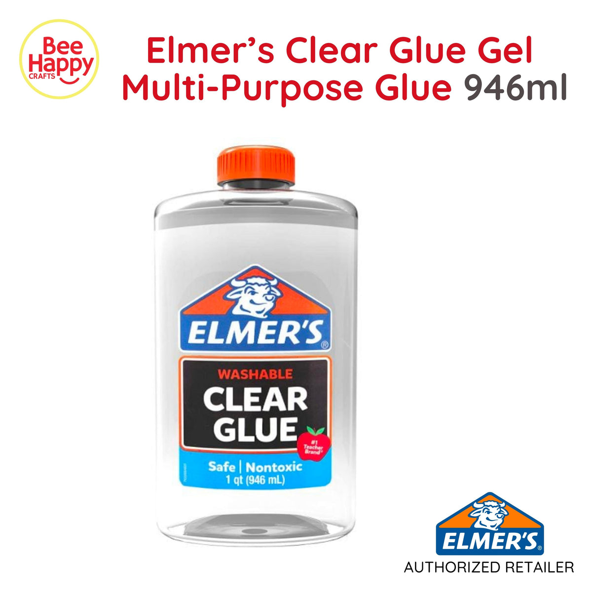 Elmer's Clear Glue Gel Multi-Purpose Glue 946ml