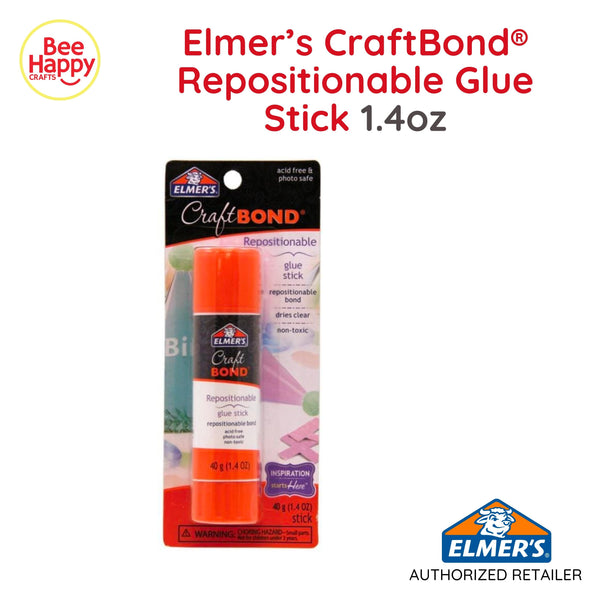 Elmer's CraftBond(R) Repositionable Glue Sticks 4/Pkg-.21oz