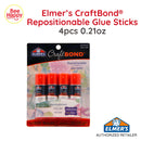 Elmer's CraftBond® Repositionable Glue Sticks 4pcs 0.21oz