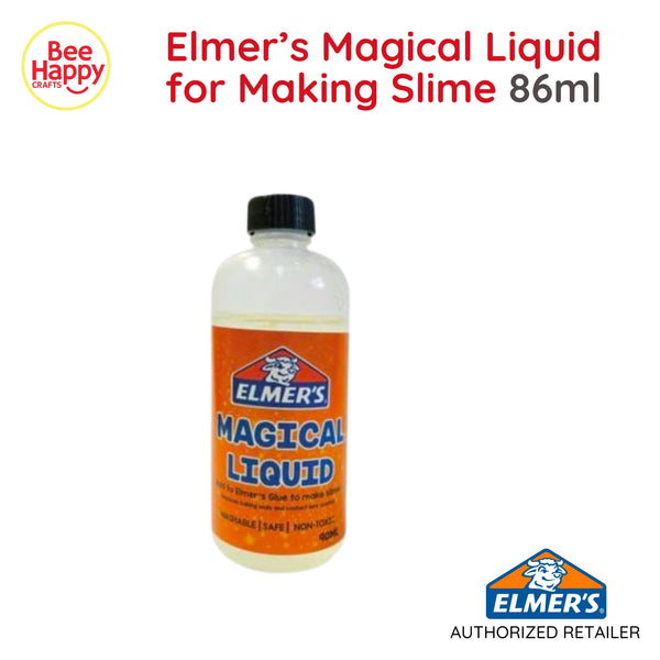 Elmer's Glue Slime Magical Liquid Activator Solution, 32 oz, Dries Clear  (2078431)