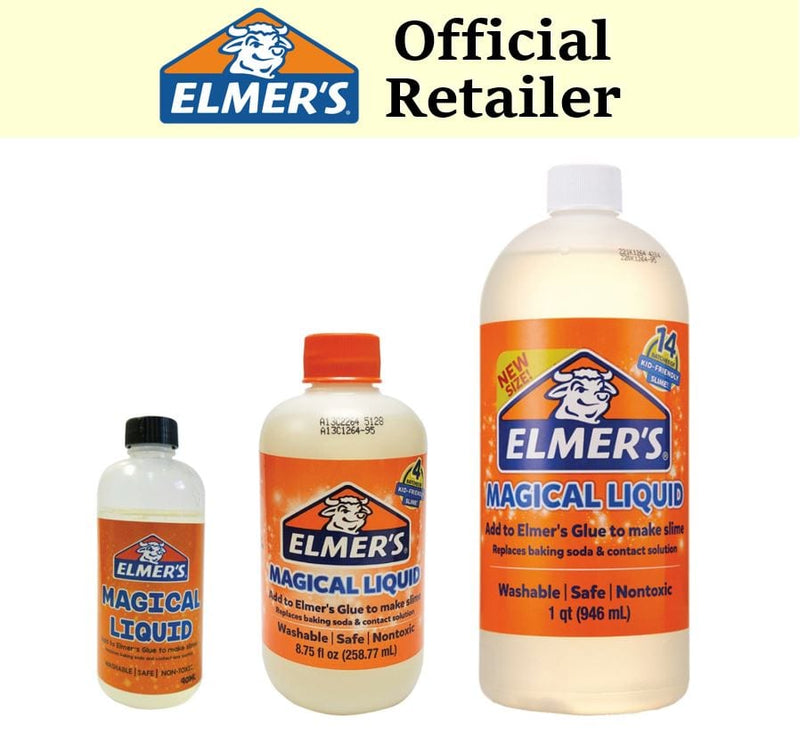 Elmer's Metallic Slime Activator | Magical Liquid Glue Slime Activator,  8.75 FL. oz. Bottle - Great for Making Metallic Slime